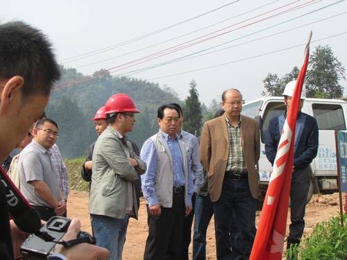 冷剛廳長視察銅頭引水工程