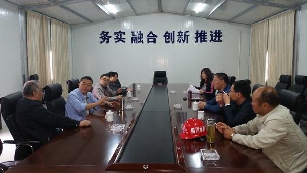 都江堰市建行行長肖峰一行到我局龍頭山水電站項(xiàng)目考察