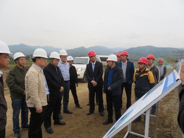 省水利廳黨組書記、廳長胡云調研金堂盤龍寺攔河閘項目