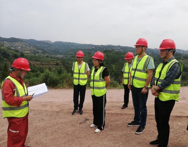 水發(fā)集團(tuán)到自貢市小井溝支渠項(xiàng)目開展安全隱患大排查及安全生產(chǎn)檢查工作