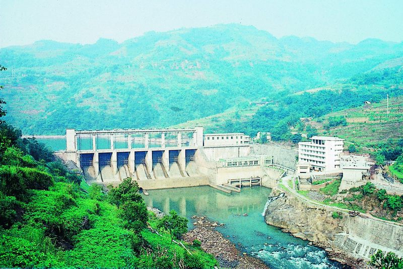 高縣油罐口水電站攔河閘