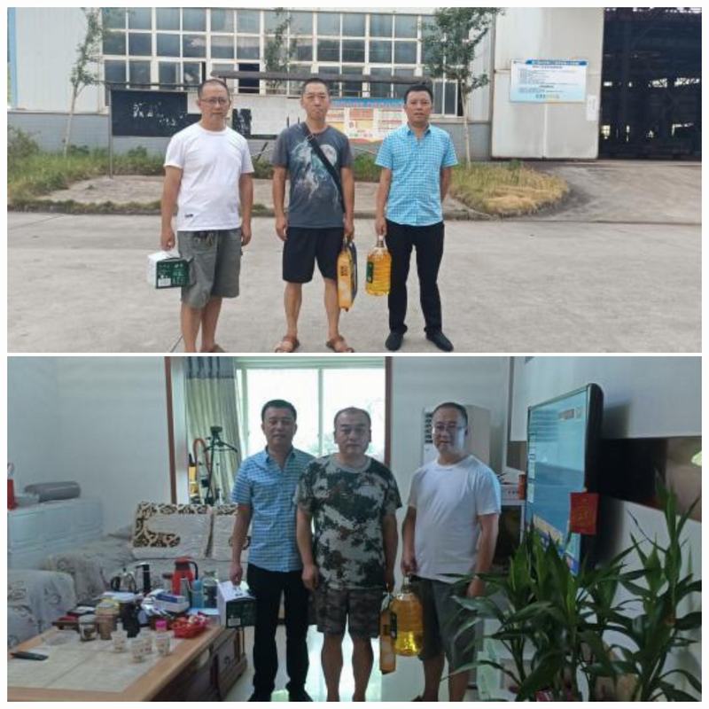 機(jī)械廠黨支部慰問(wèn)走訪退役軍人