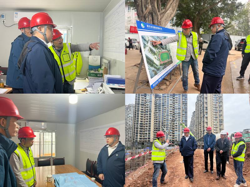 強化安全質量管控，打造優質放心工程——羅雪赴資陽市雁江區六中校舍重建工程項目開展現場檢查督導