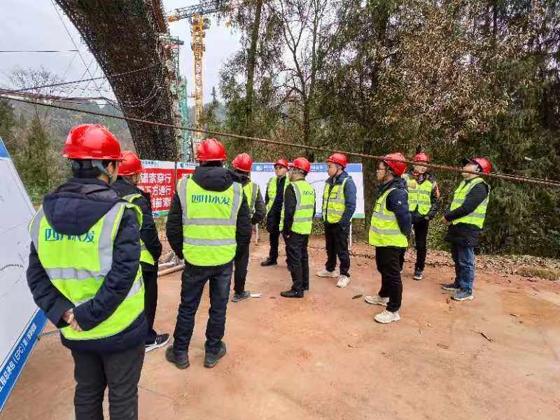 汪輝德帶隊督導檢查重點項目復工復產和安全生產情況